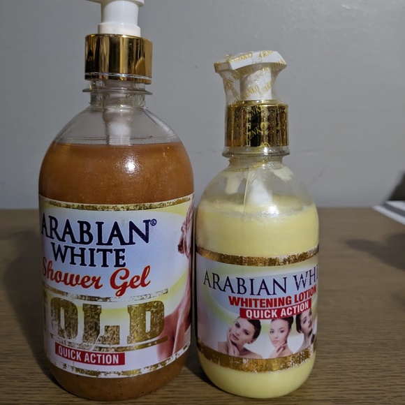 Arabian white shower gel & whitening body lotion